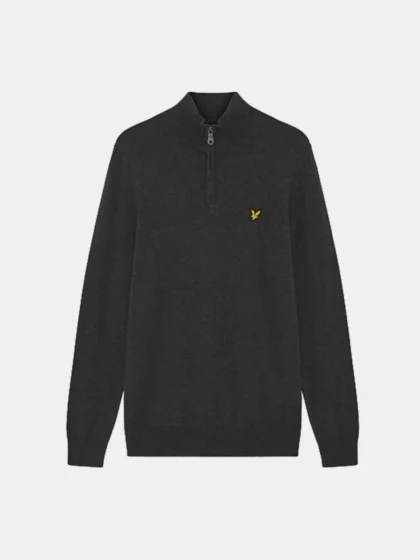 Lyle & Scott kn2112vc 398 charcoal marl