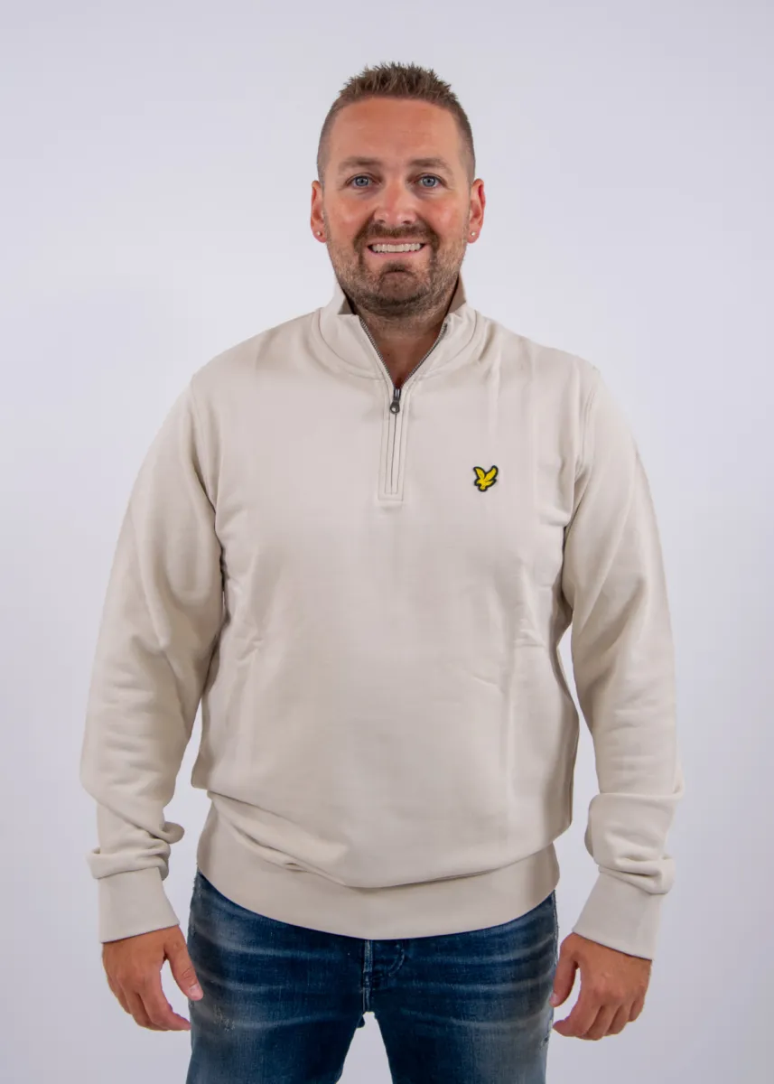 Lyle & Scott Loopback Quarter Zip Sweat 3 Lyle & Scott ml2022v w870 cove