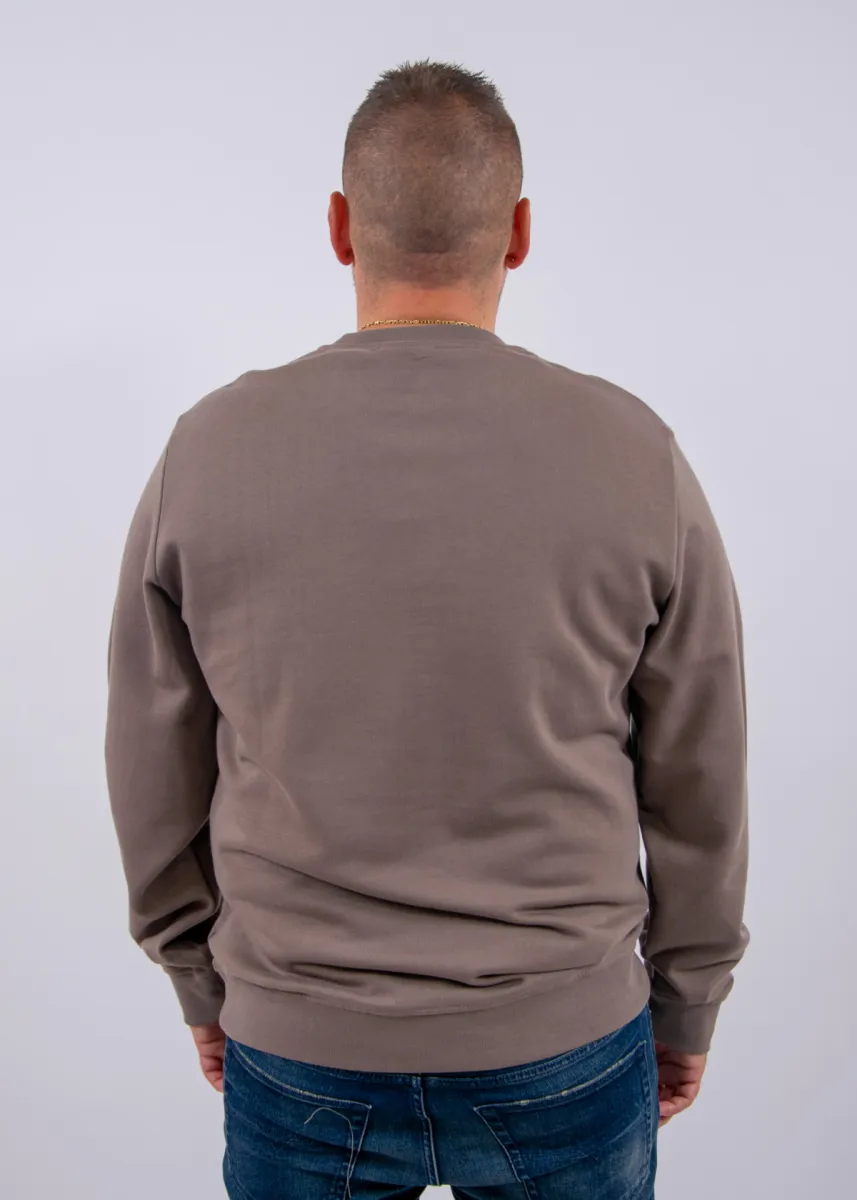 Lyle & Scott Superfine Crew Neck Sweatshirt 5 Lyle & Scott ml2255tont y268 mink taupe