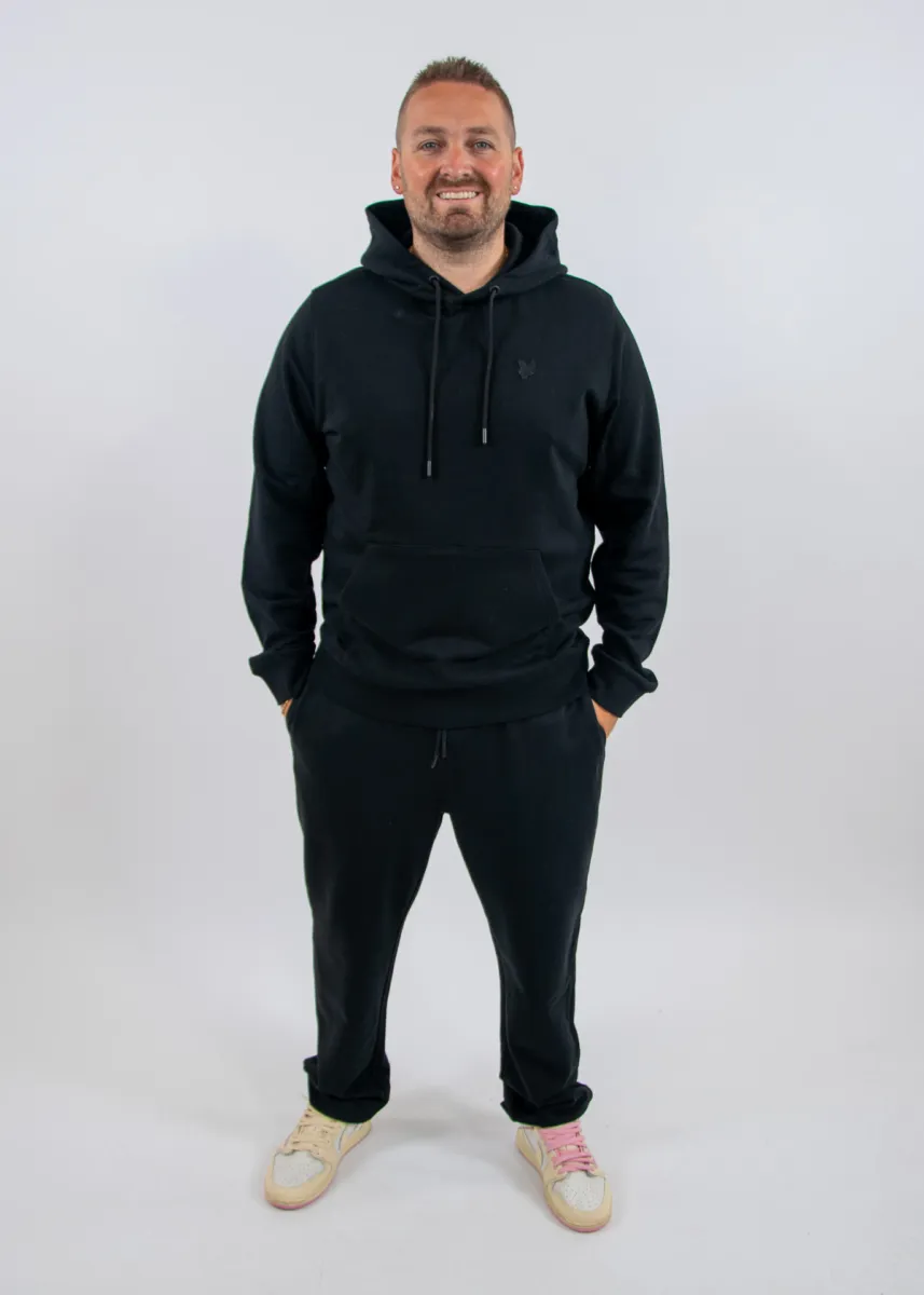 Lyle & Scott Superfine Pullover Hoodie 5 Lyle & Scott ml2256tont z865 jet black