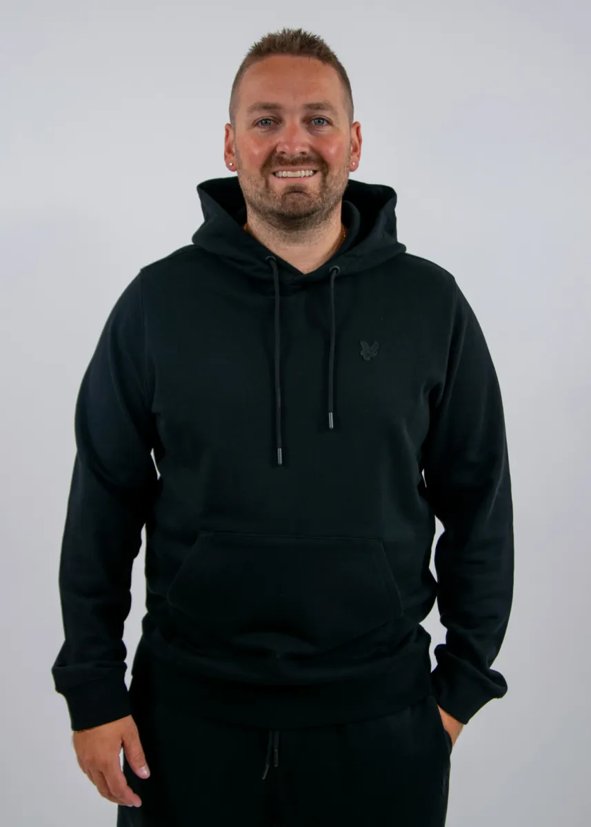 Lyle & Scott Superfine Pullover Hoodie 2 Lyle & Scott ml2256tont z865 jet black
