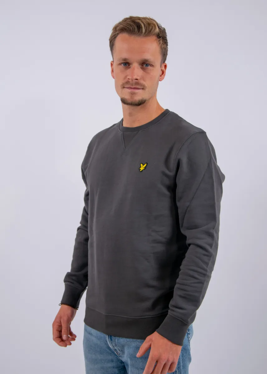 Lyle & Scott Crew Neck Sweatshirt 2 Lyle & Scott ml424vog w635 gunmetal