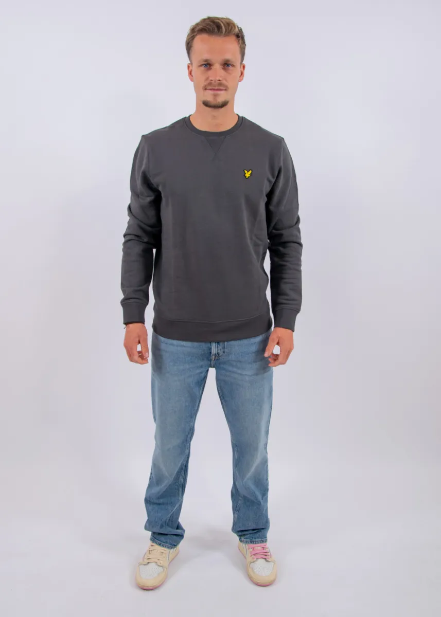 Lyle & Scott Crew Neck Sweatshirt 4 Lyle & Scott ml424vog w635 gunmetal
