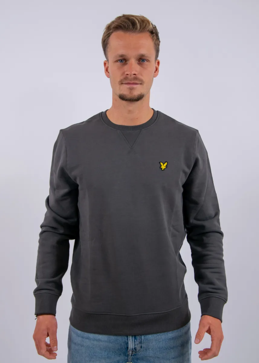 Lyle & Scott Crew Neck Sweatshirt 1 Lyle & Scott ml424vog w635 gunmetal