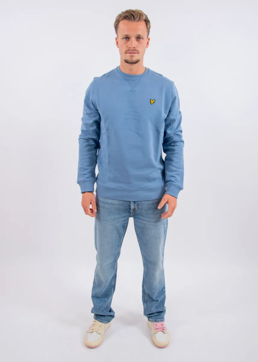 Lyle & Scott Crew Neck Sweatshirt 4 Lyle & Scott ml424vog x542 power blue