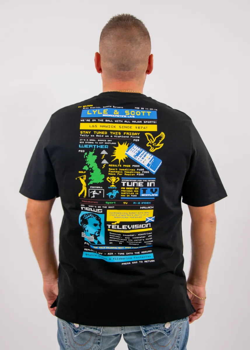Lyle & Scott TV Pixel Graphic T-Shirt 5 Lyle & Scott ts2535v z865 jet black