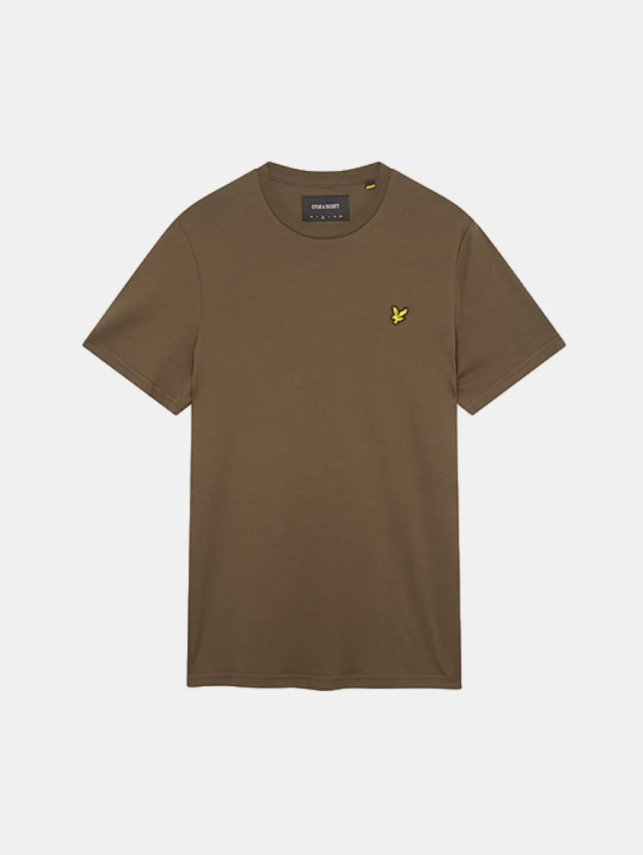 Lyle & Scott Plain T-Shirt w485 1 Lyle & Scott ts400vog W485 olive