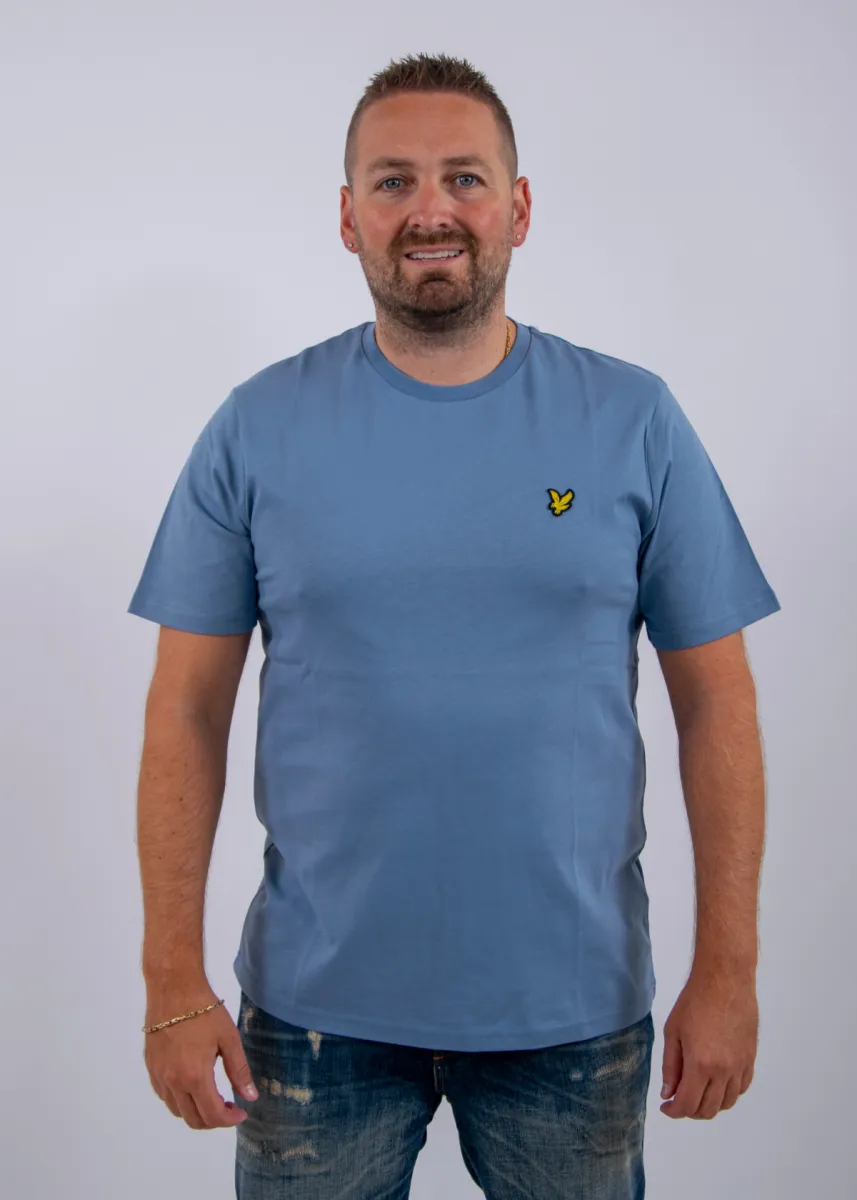 Lyle & Scott Plain T-Shirt 2 Lyle & Scott ts400vog x542 power blue
