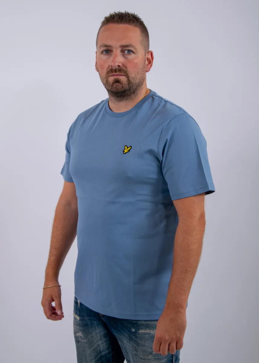 Lyle & Scott Plain T-Shirt 3 Lyle & Scott ts400vog x542 power blue