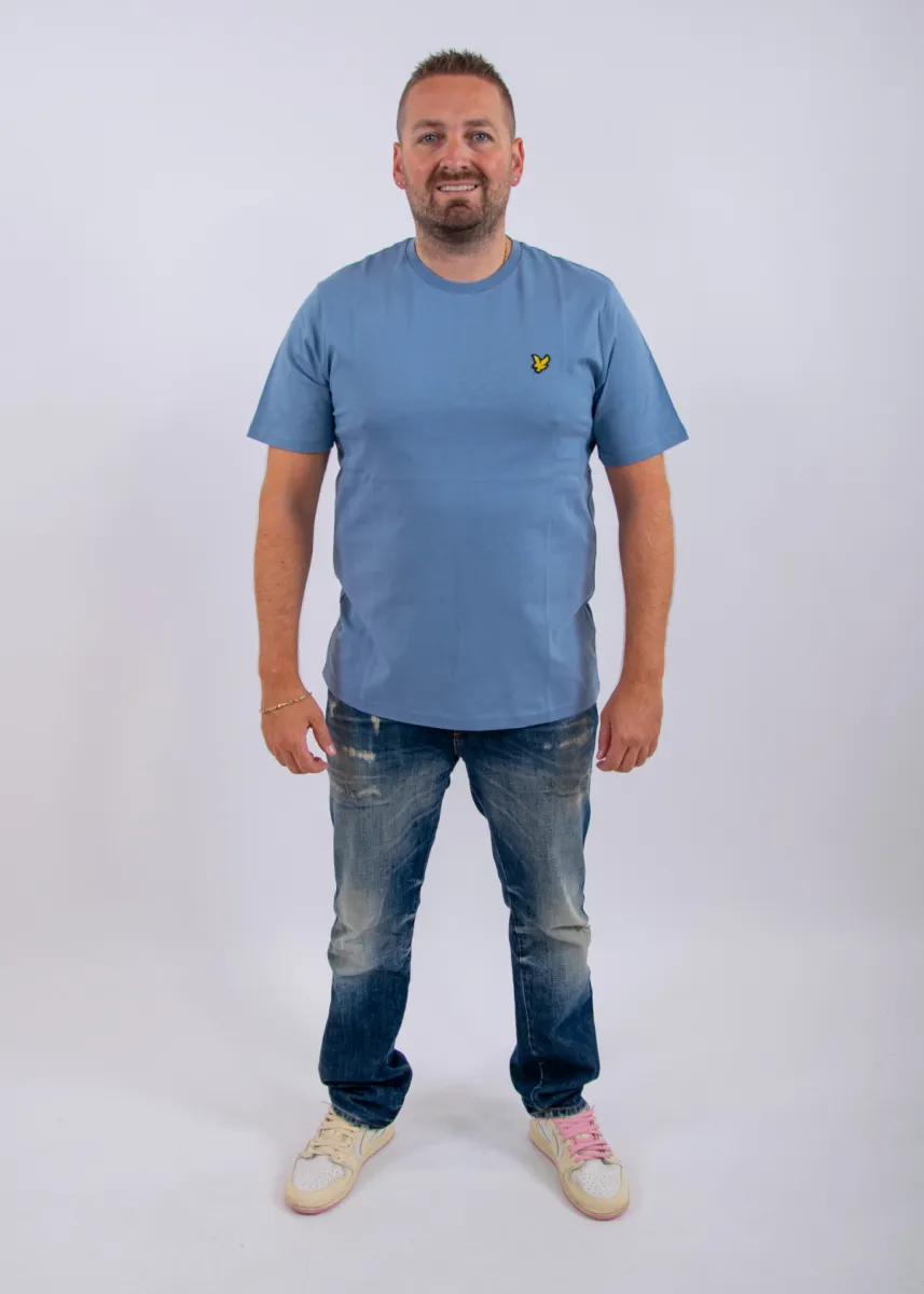 Lyle & Scott Plain T-Shirt 5 Lyle & Scott ts400vog x542 power blue