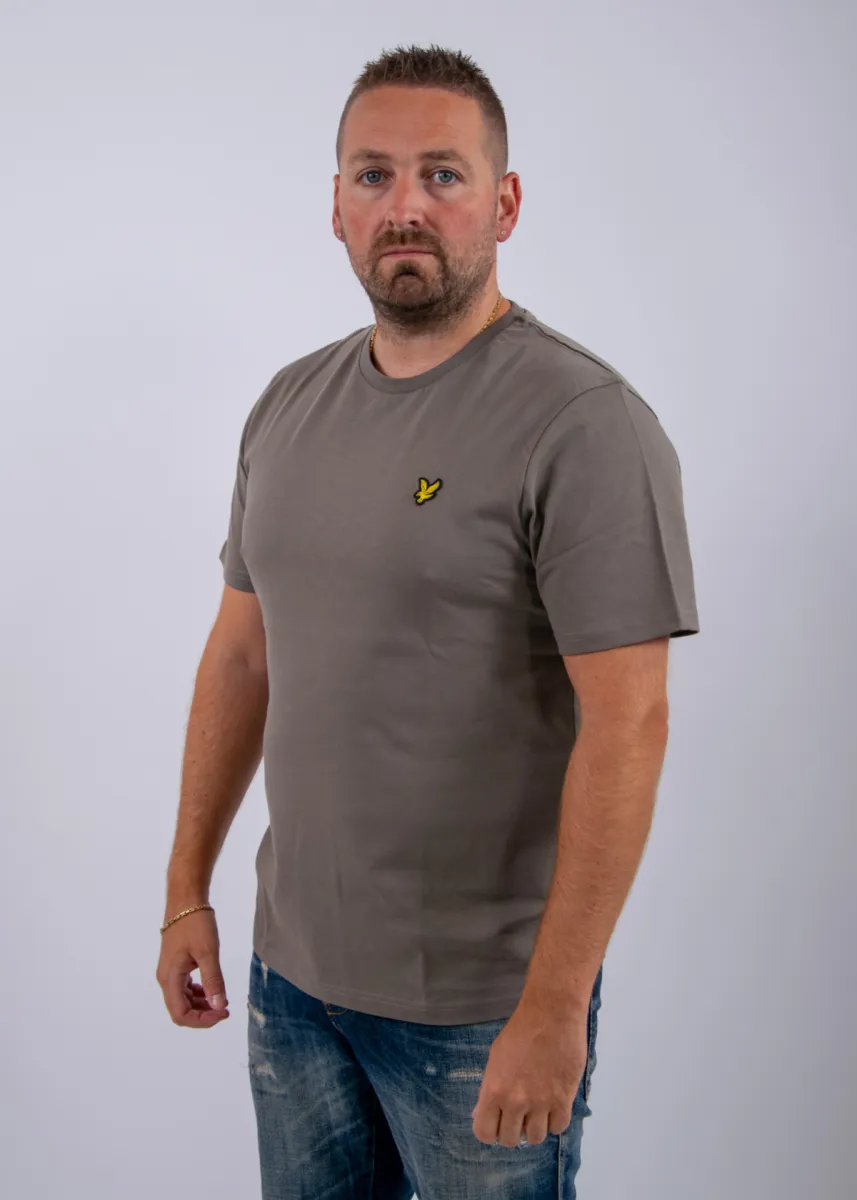 Lyle & Scott Plain T-Shirt 3 Lyle & Scott ts400vog x569 khaki ash