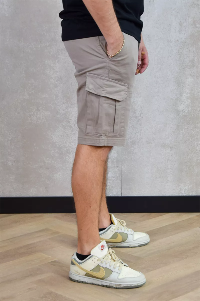 Pure Path Garment Dye Cargo Short 2 Pure Path 24010508 53 taupe