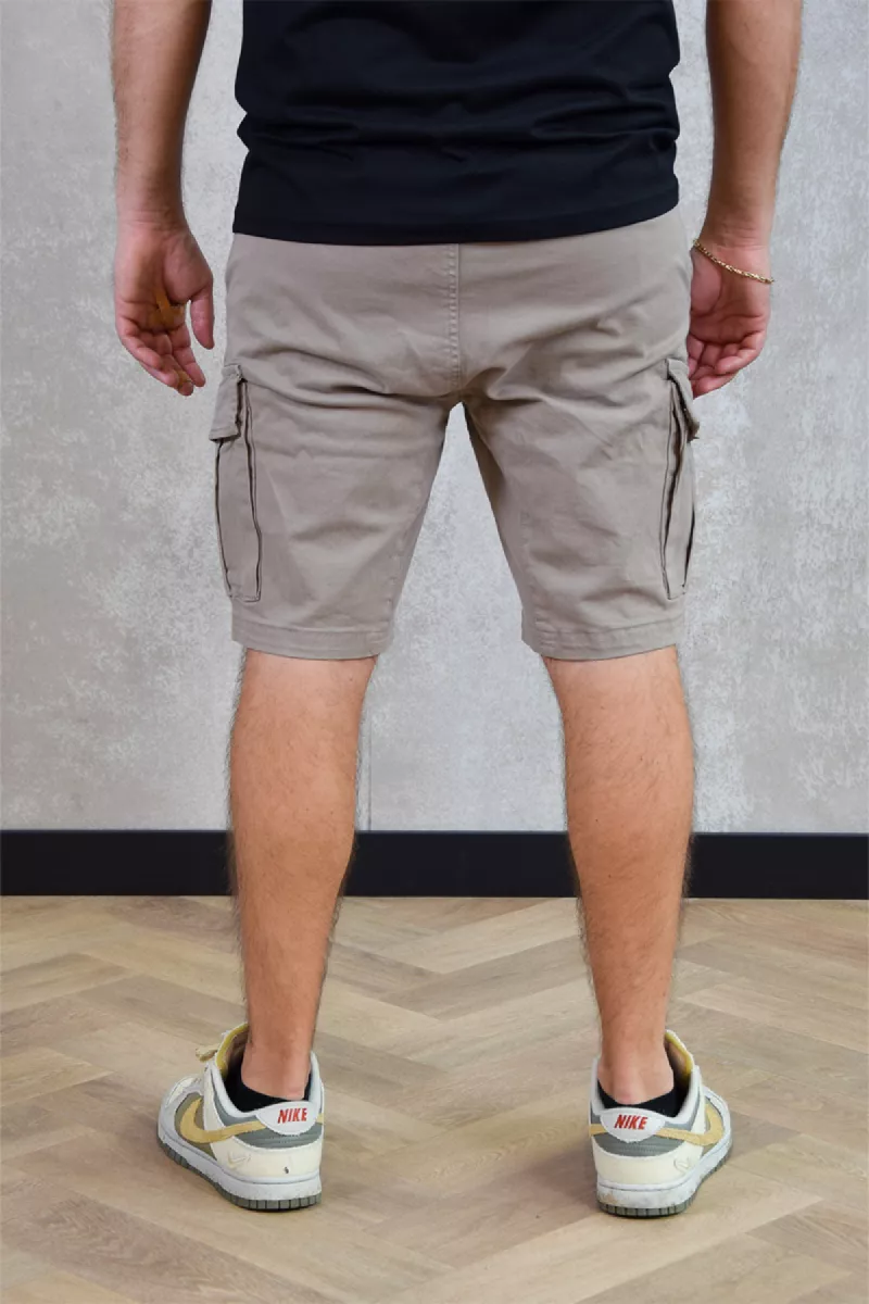 Pure Path Garment Dye Cargo Short 3 Pure Path 24010508 53 taupe
