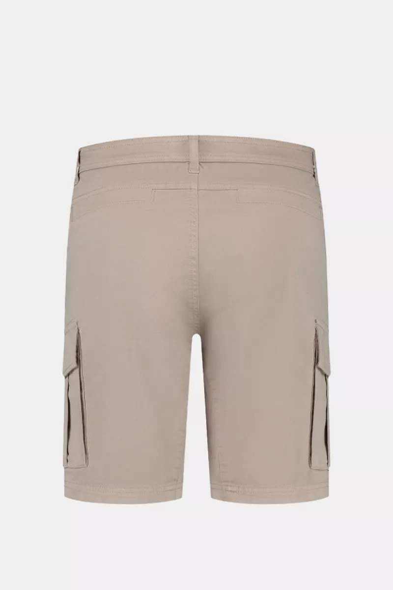 Pure Path Garment Dye Cargo Short 5 Pure Path 24010508 53 taupe