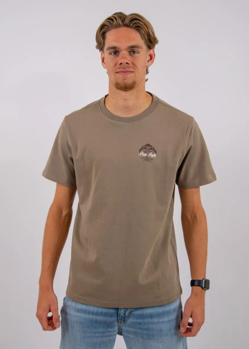 Pure Path Rooted Tree T-Shirt 3 Pure Path 26030102 53 taupe
