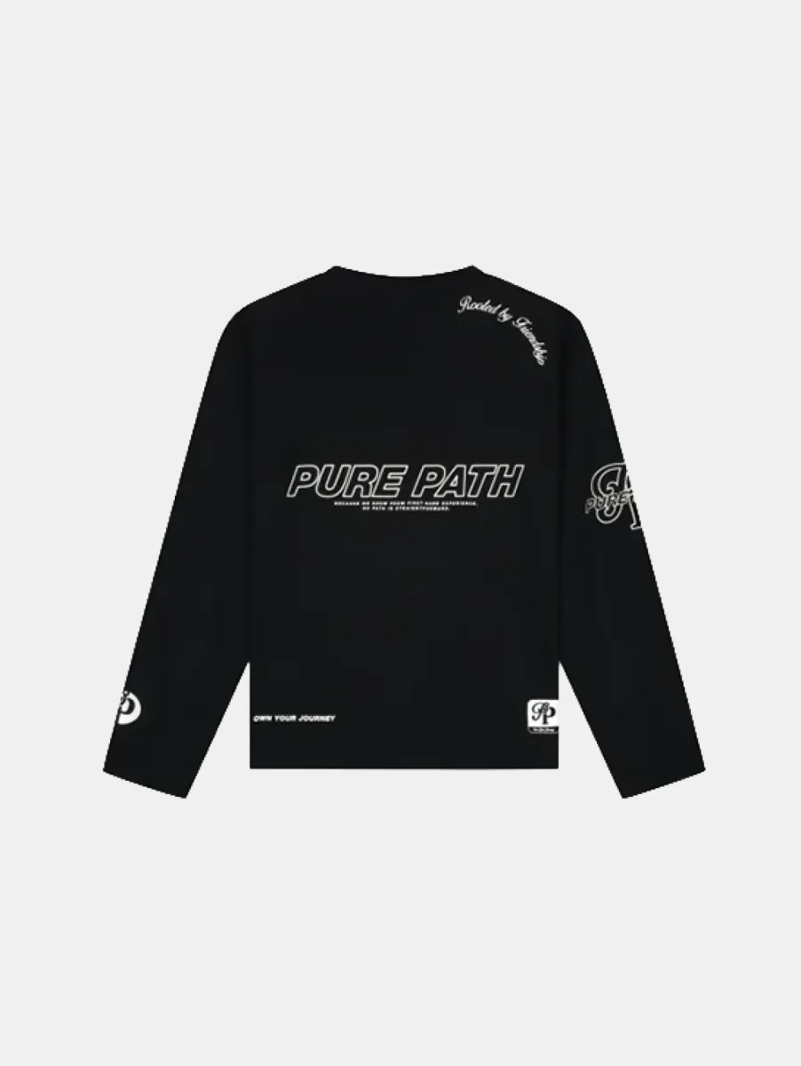 Pure Path United Longsleeve T-Shirt 2 Pure Path 26030105 02 black