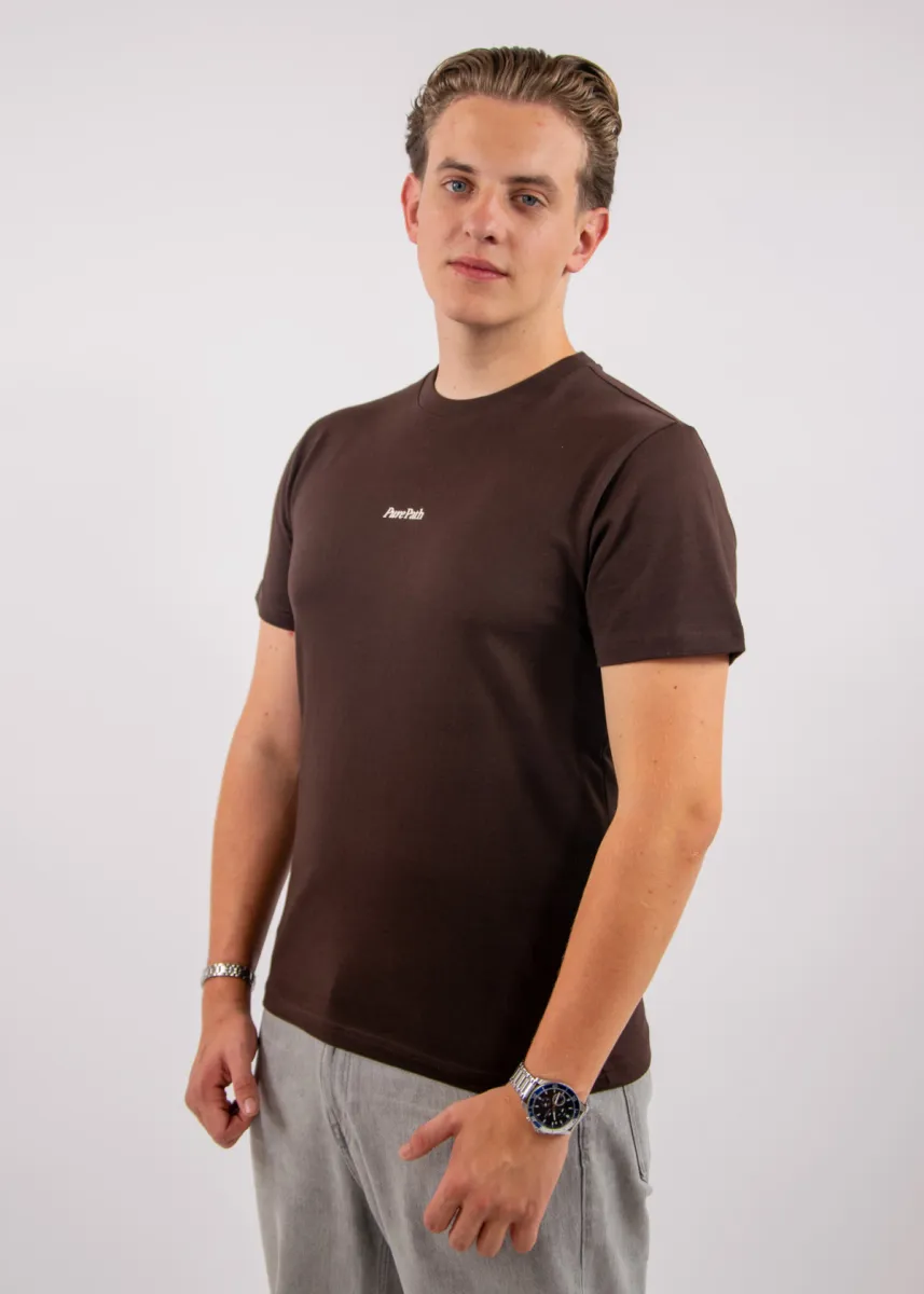 Pure Path Rooted By Friendship T-Shirt 2 Pure Path 26030108 96 dark brown