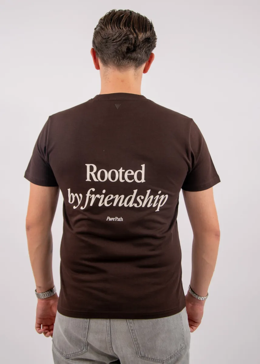 Pure Path Rooted By Friendship T-Shirt 3 Pure Path 26030108 96 dark brown