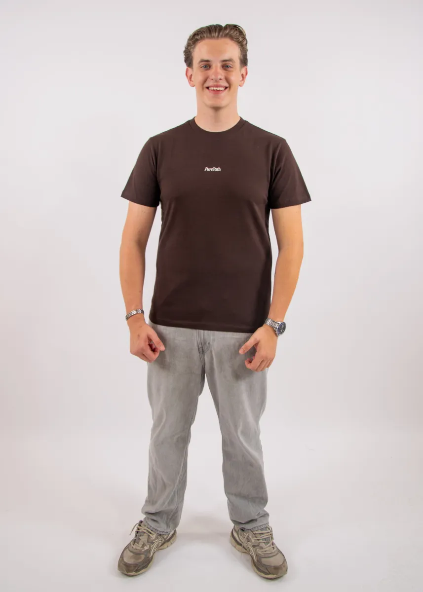 Pure Path Rooted By Friendship T-Shirt 4 Pure Path 26030108 96 dark brown
