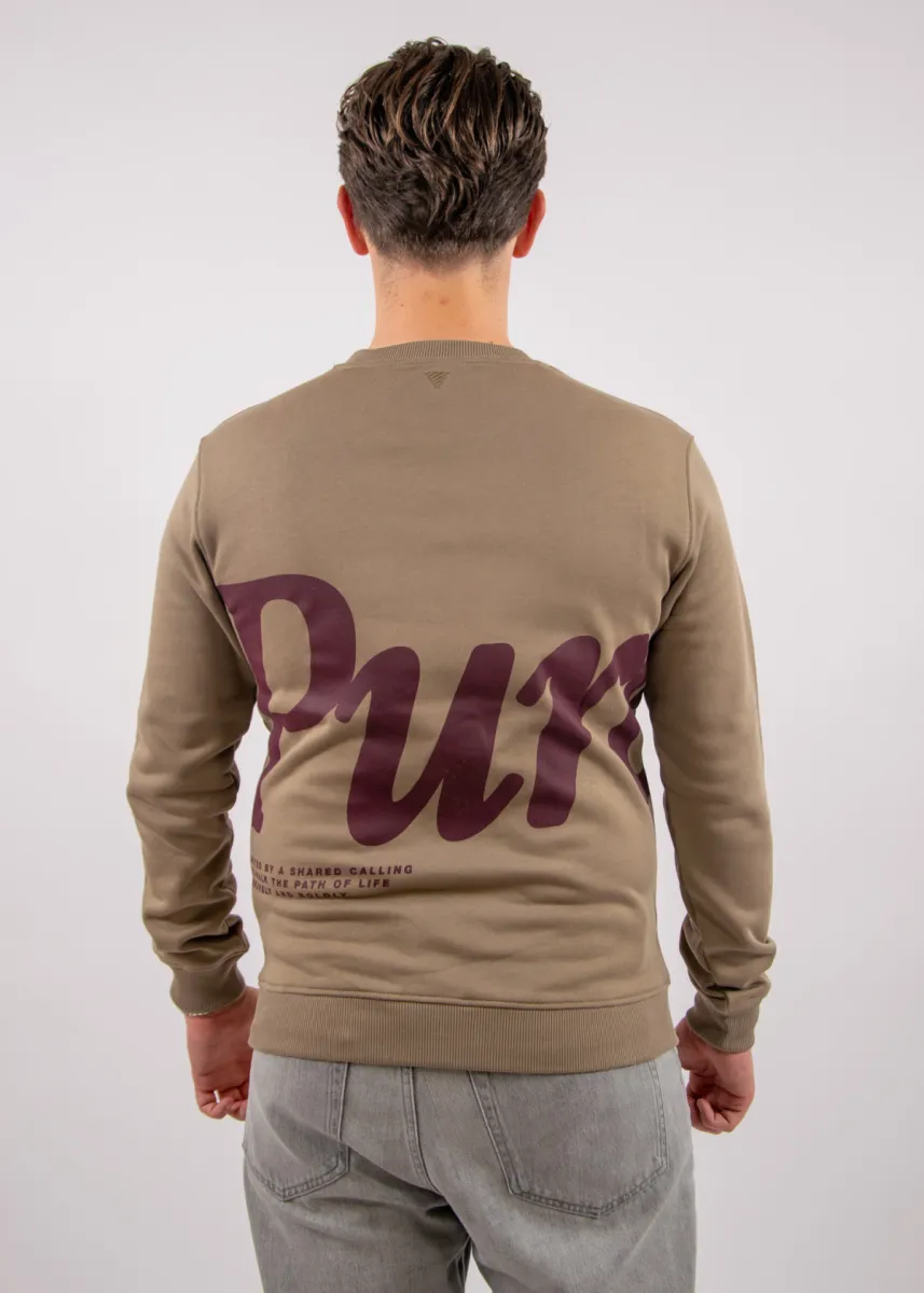 Pure Path Pure Sweater 5 Pure Path 26030303 53 taupe