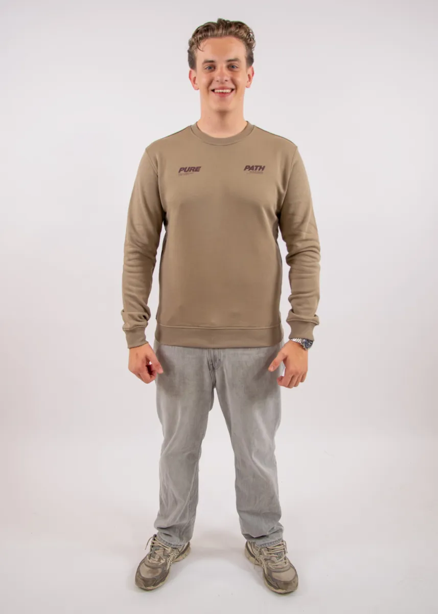 Pure Path Pure Sweater 6 Pure Path 26030303 53 taupe