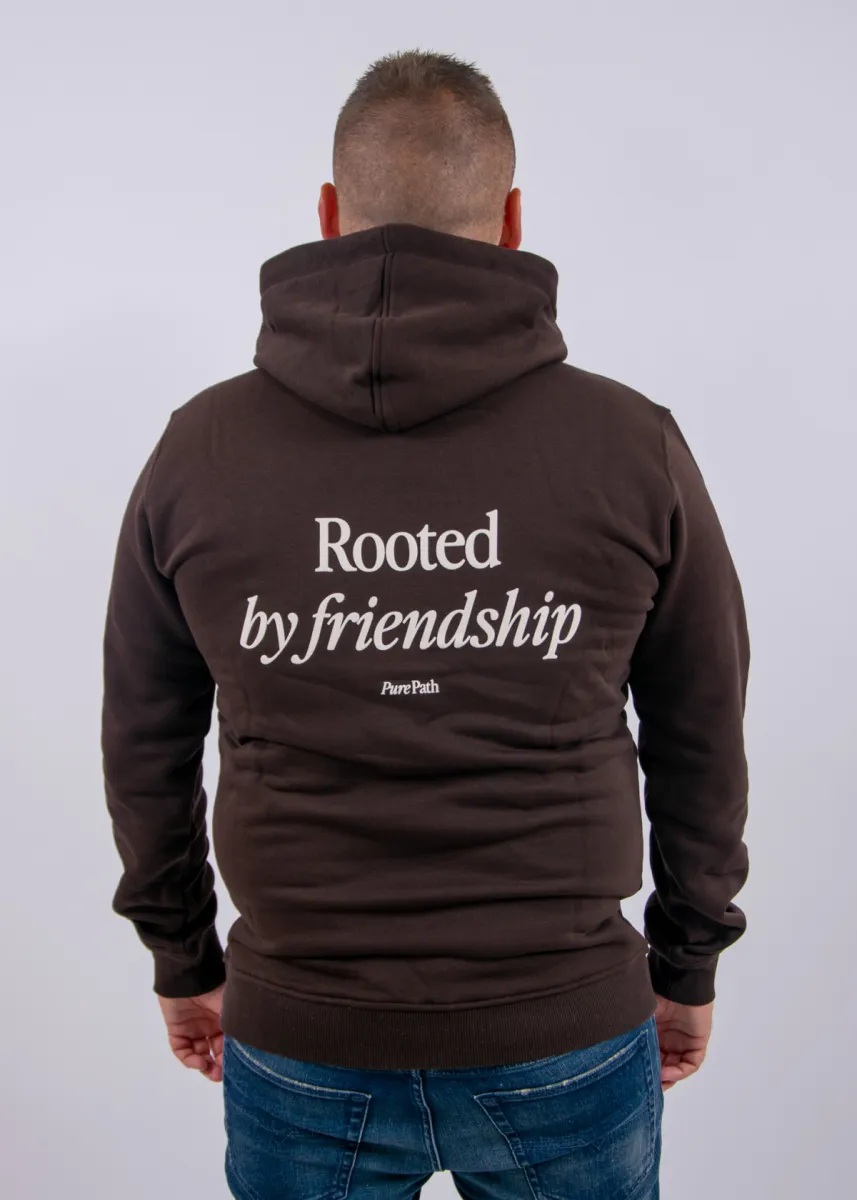 Pure Path Rooted By Friendship Hoodie 3 Pure Path 26030304 96 dark brown