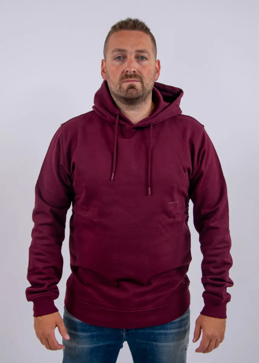 Pure Path Essential Logo Hoodie 1 Pure Path 26030309 107 wine red