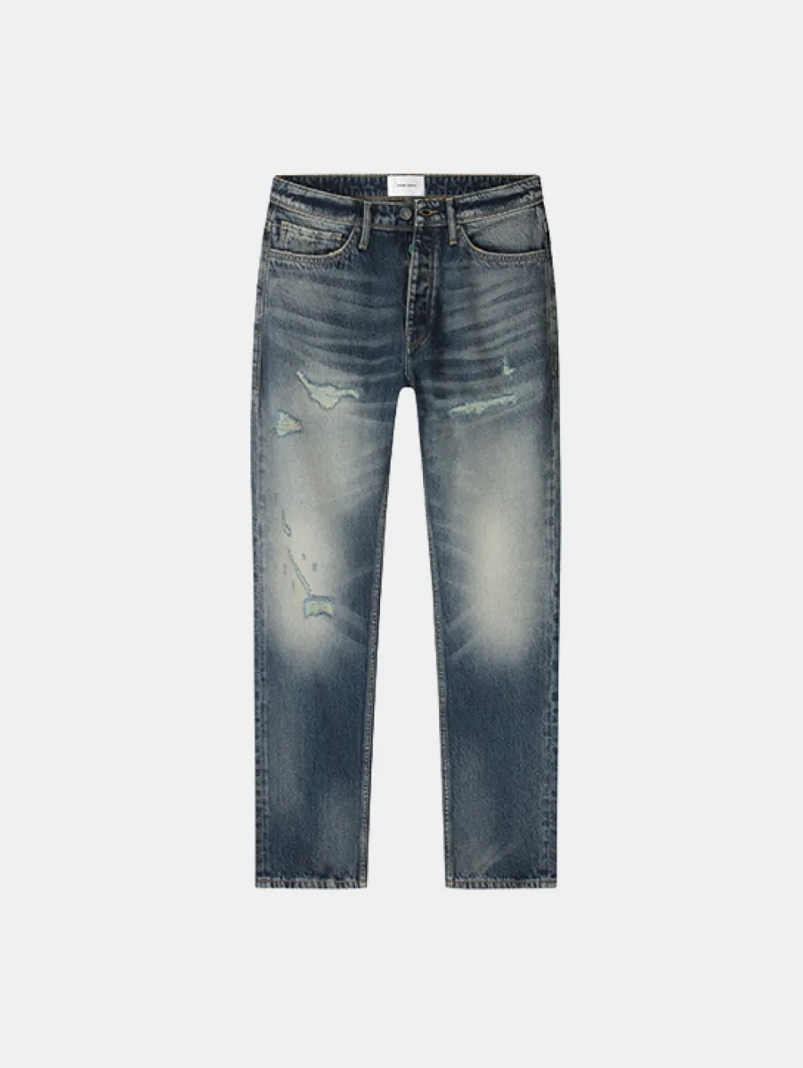 Pure Path The Eric Regular Fit Jeans W1753 1 Pure Path the eric w1753 88 denim blue green
