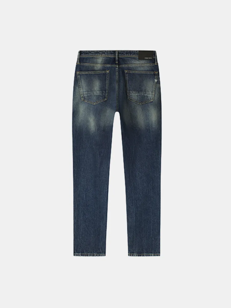 Pure Path The Eric Regular Fit Jeans W1754 2 Pure Path the eric w1754 84 denim dark blue