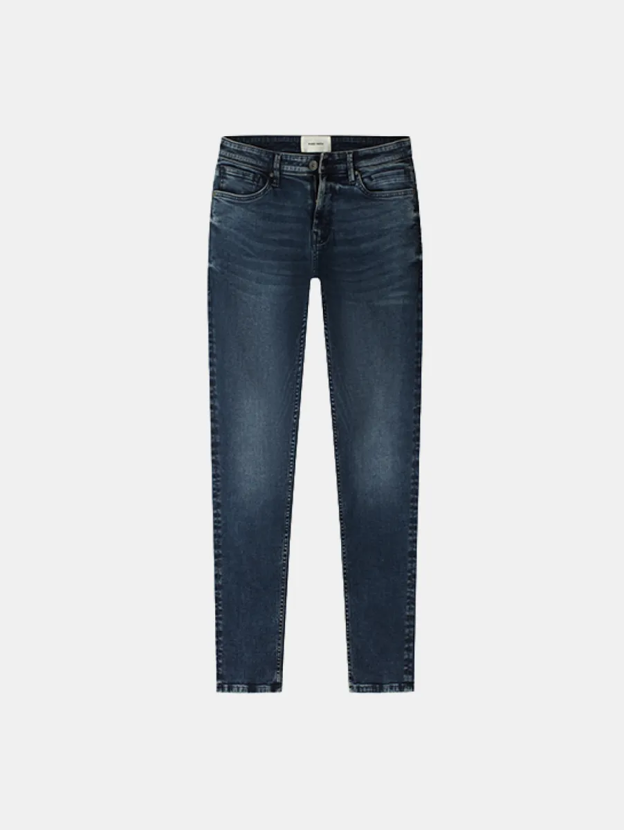 Pure Path The Jone 2.0 Denim Skinny Fit Jeans W1710 1 Pure Path the jone 2.0 w1710 84 denim dark blue