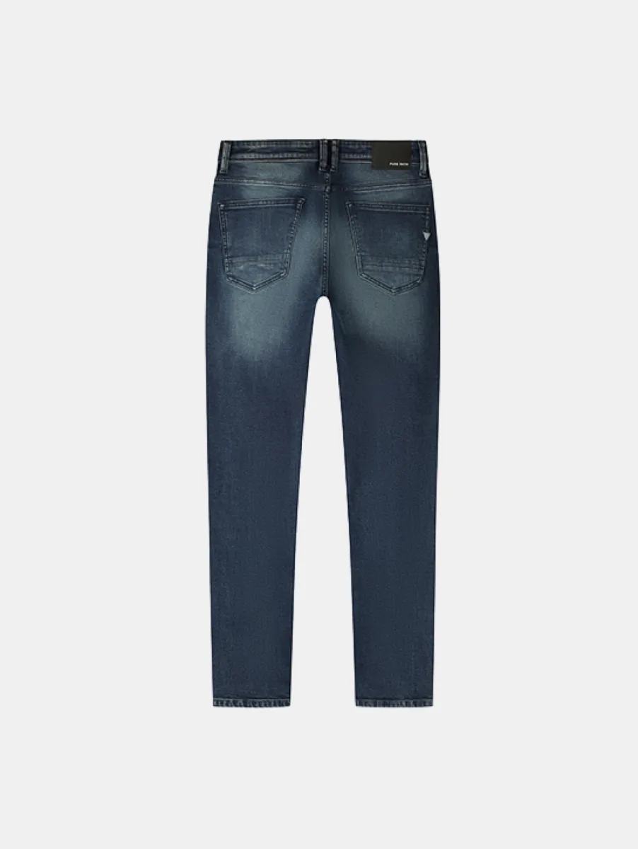 Pure Path The Ryan Slim Fit Jeans W1726 2 Pure Path the ryan w1726 84 denim dark blue
