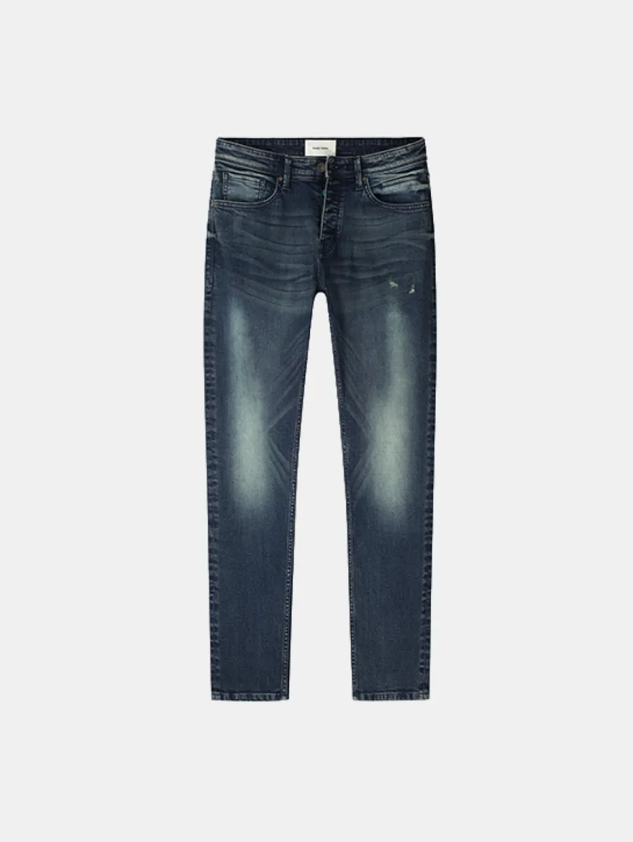 Pure Path The Ryan Slim Fit Jeans W1726 1 Pure Path the ryan w1726 84 denim dark blue