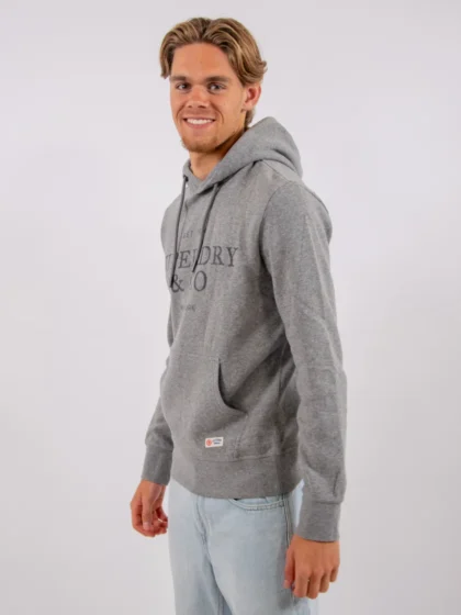 Superdry m2014716a k7v dark vintage grey marl
