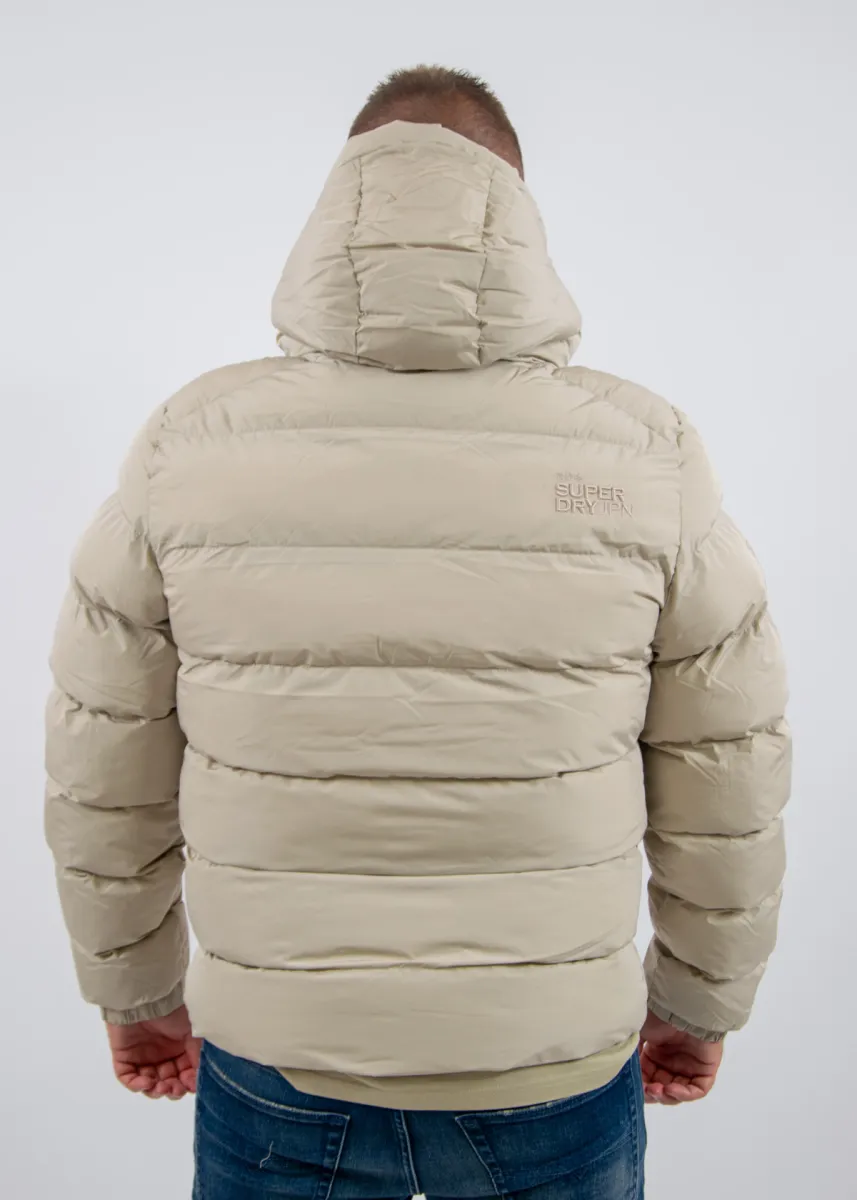Superdry Hooded Sport Puffer Jacket 5 Superdry m5011905a l5o climbing chalk