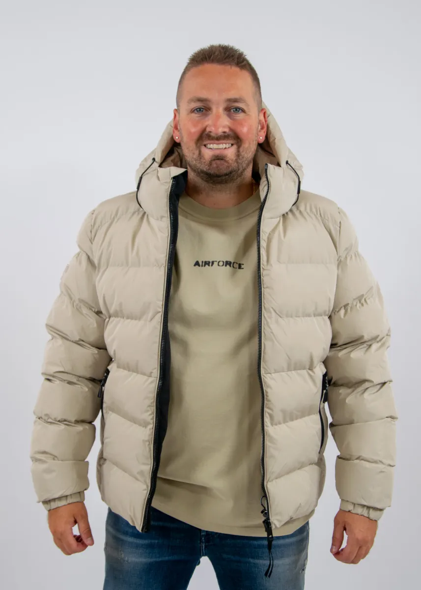 Superdry Hooded Sport Puffer Jacket 6 Superdry m5011905a l5o climbing chalk