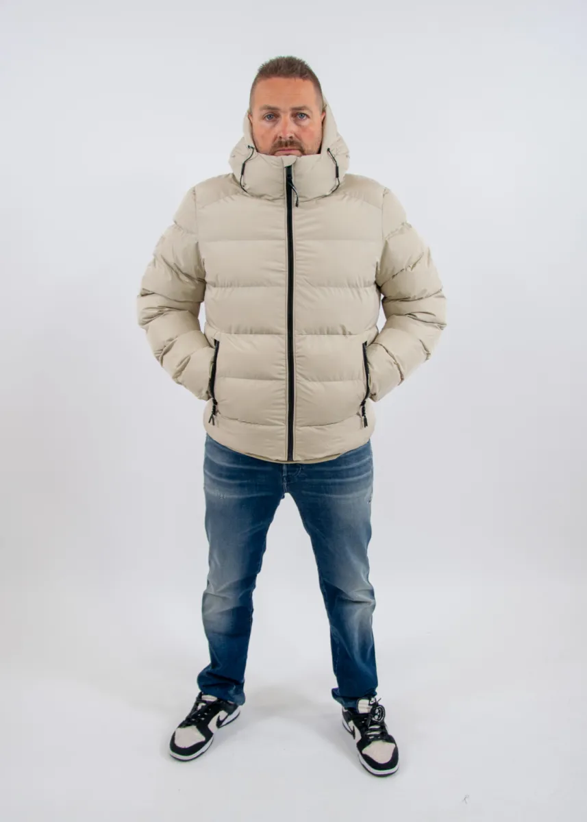 Superdry Hooded Sport Puffer Jacket 8 Superdry m5011905a l5o climbing chalk