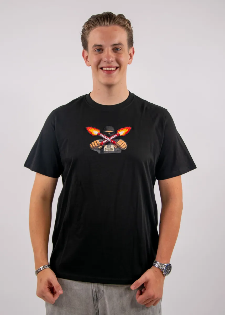 Weekend Offender Fulgar T-Shirt 2 Weekend Offender pt3b03 black