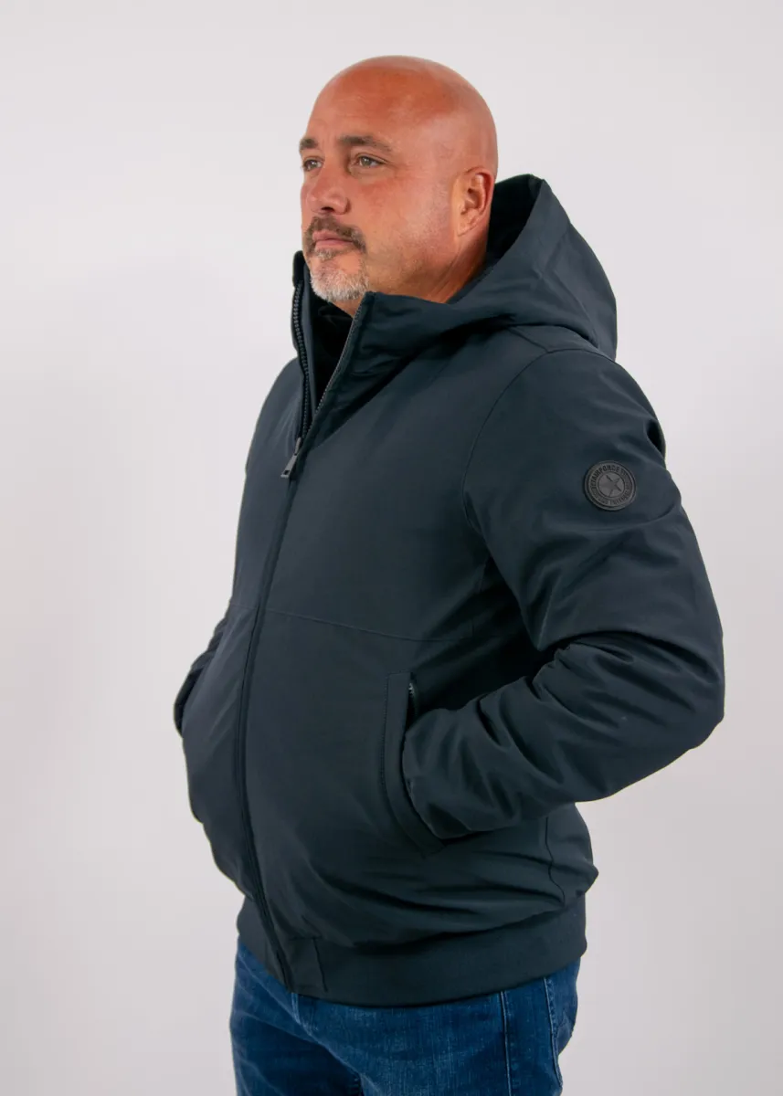 Airforce Padded Bomber 5 Airforce frm0341 01 dark navy blue