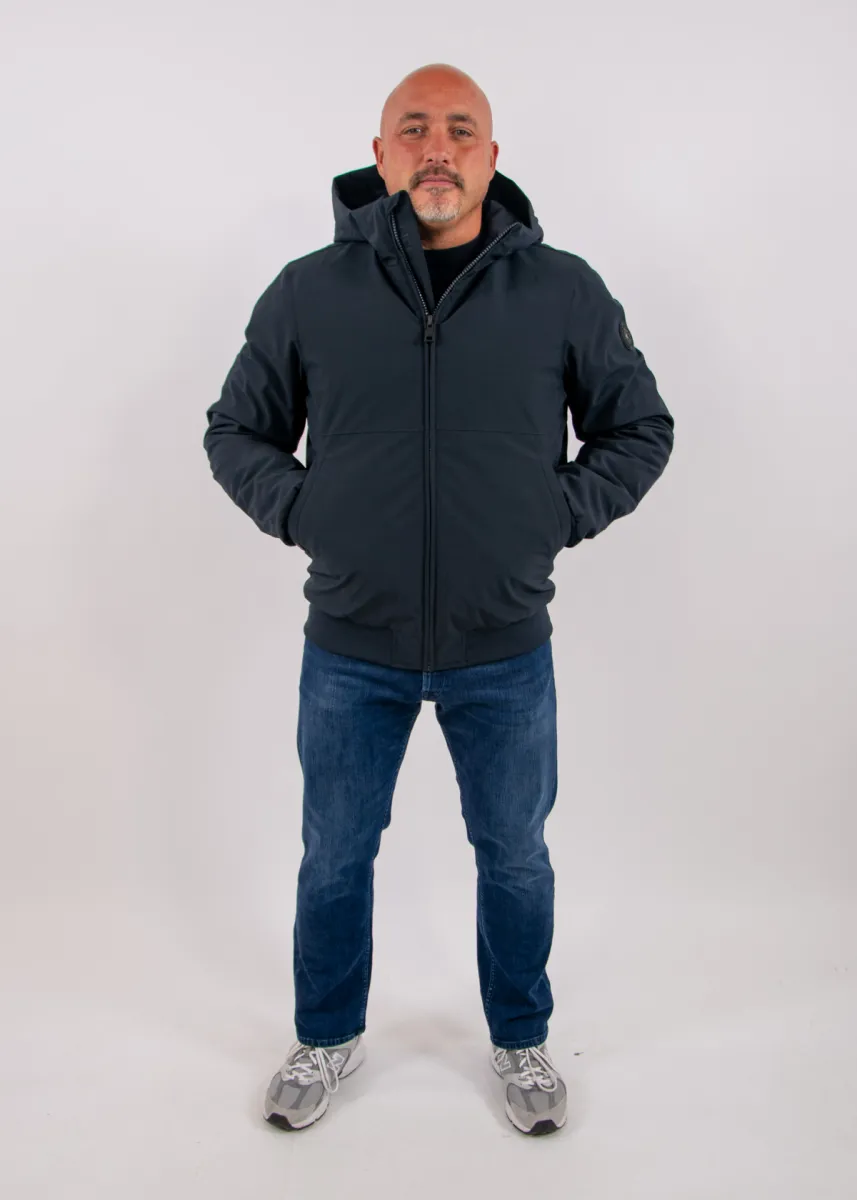Airforce Padded Bomber 7 Airforce frm0341 01 dark navy blue