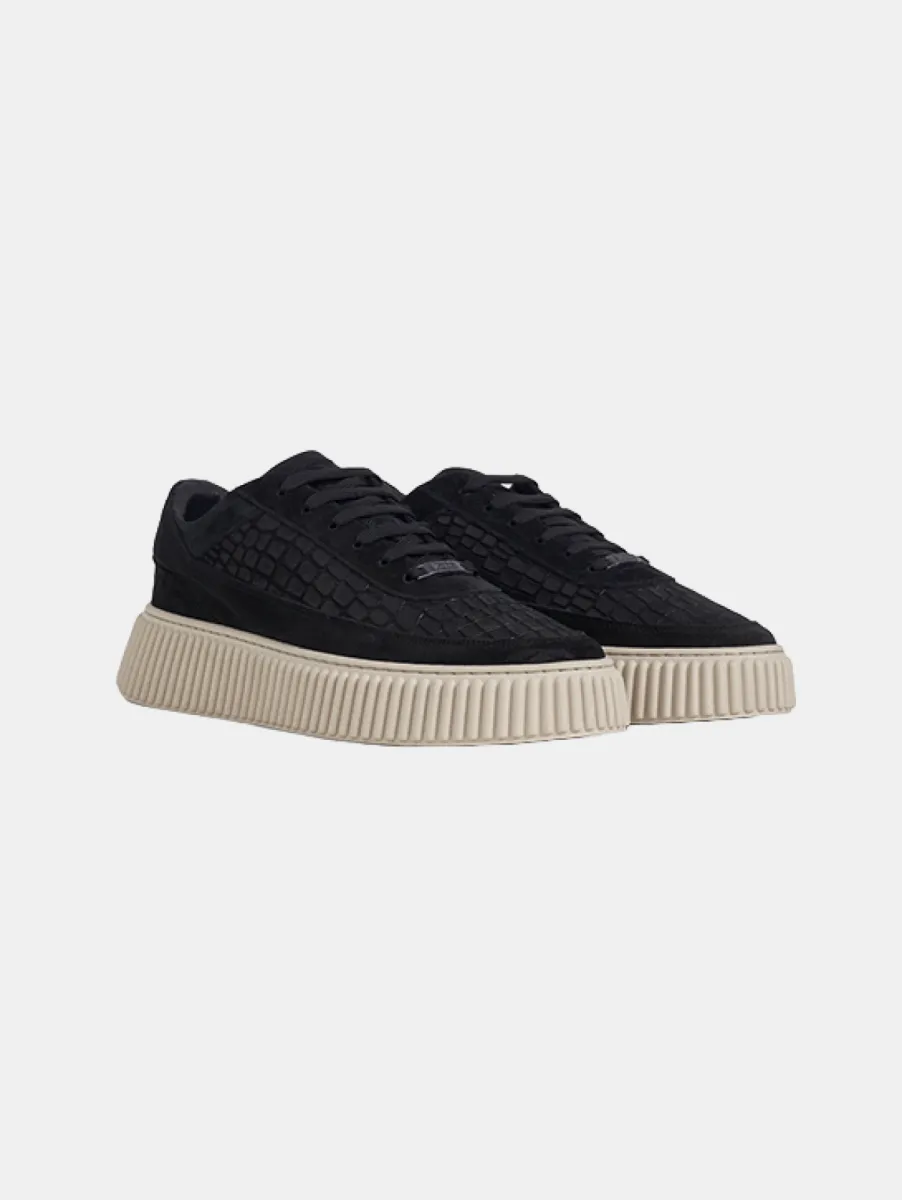 Antony Morato Sneaker Piper Animal In Suede Crocodile Print 1 Antony Morato mmfw01952 9000