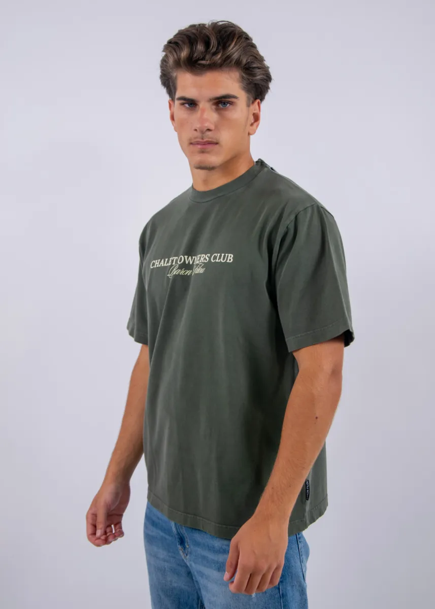 Baron Filou Oversized Backprint T-Shirt (Bottle) 2 Baron Filou bottle t-shirt olive green