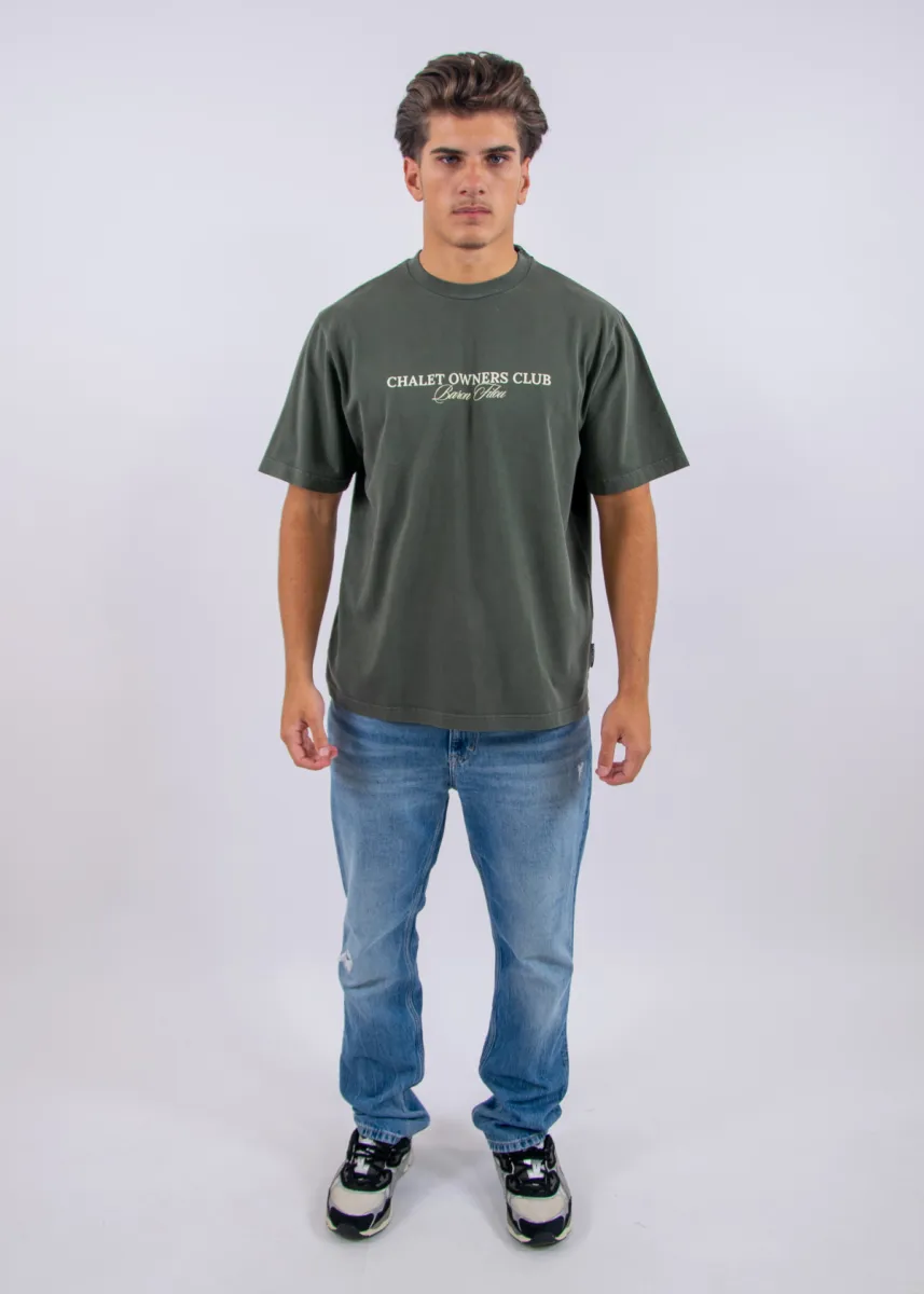 Baron Filou Oversized Backprint T-Shirt (Bottle) 4 Baron Filou bottle t-shirt olive green