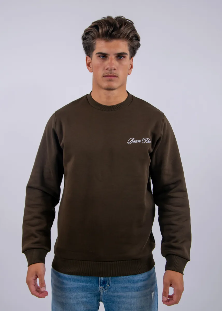 Baron Filou 186 The Vintage Driver Backprint Poster Lineart Pullover 1 Baron Filou filou 186 backprint poster chocolate brown