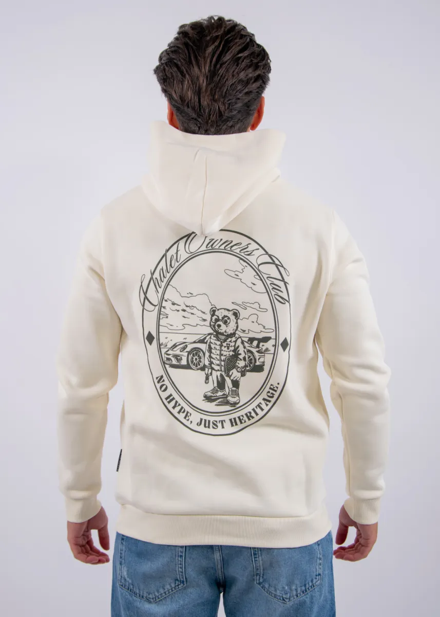 Baron Filou 187 The Urban Investor Oval Backprint Hoodie 3 Baron Filou filou 187 oval backprint hoo off-white