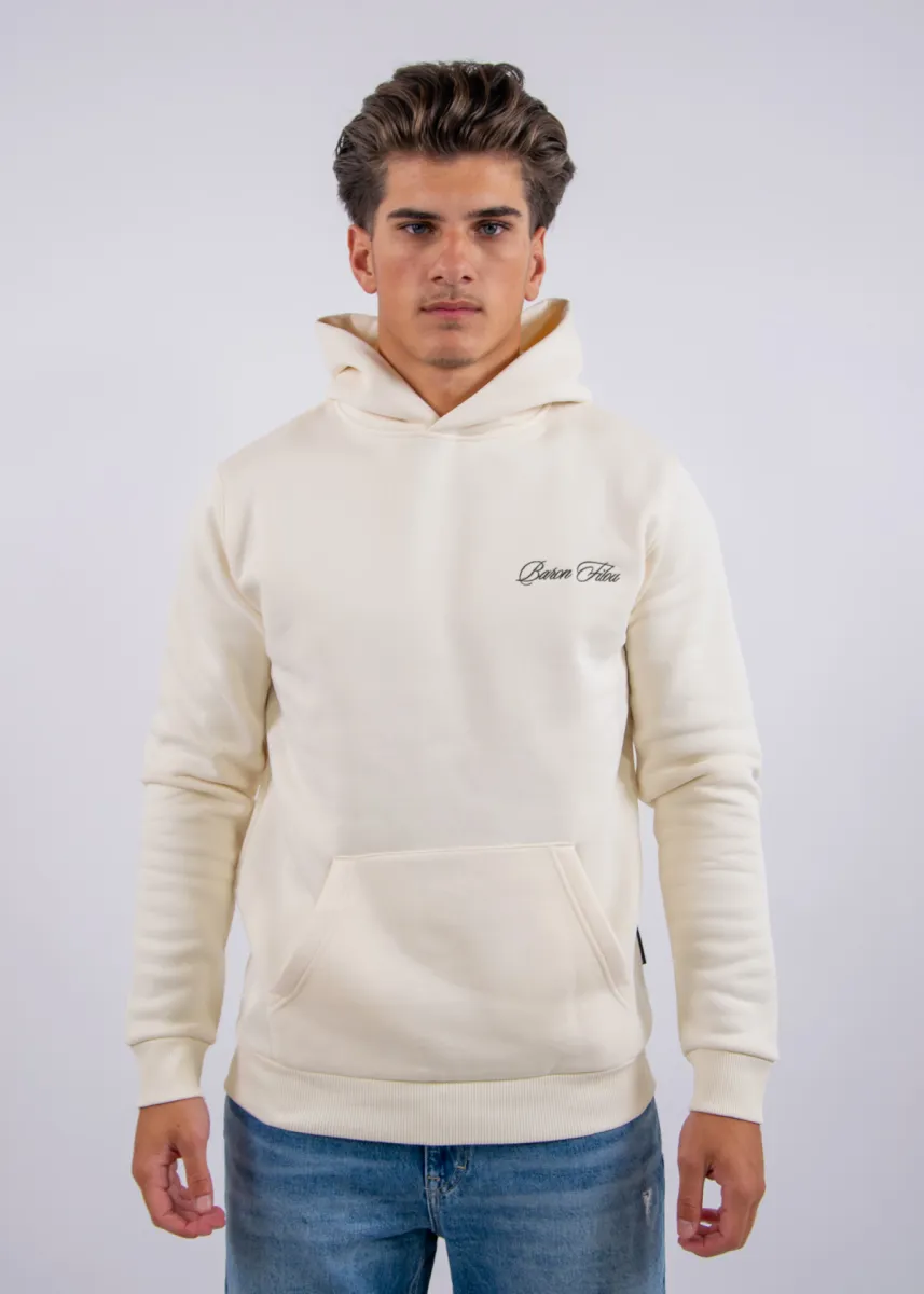 Baron Filou 187 The Urban Investor Oval Backprint Hoodie 1 Baron Filou filou 187 oval backprint hoo off-white