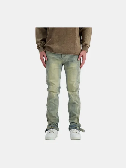 Black Bananas slim seam denim blue