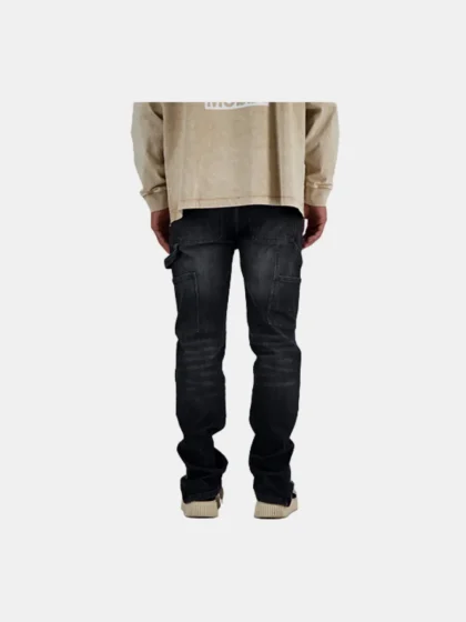 Black Bananas worker denim black