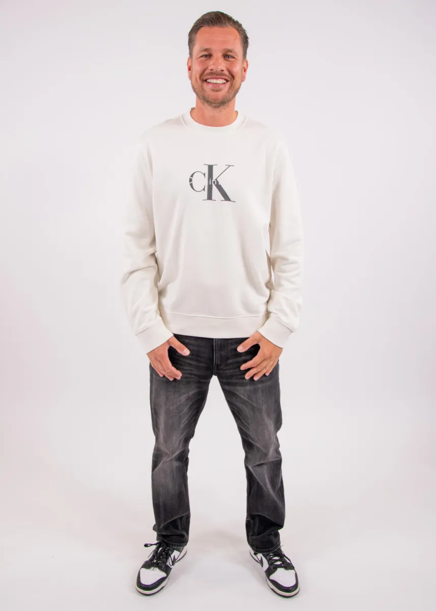 Calvin Klein Jeans CL LS 350Terry Mnlg Cn Sweatshirt 5 Calvin Klein Jeans lv04rg278 yas tofu