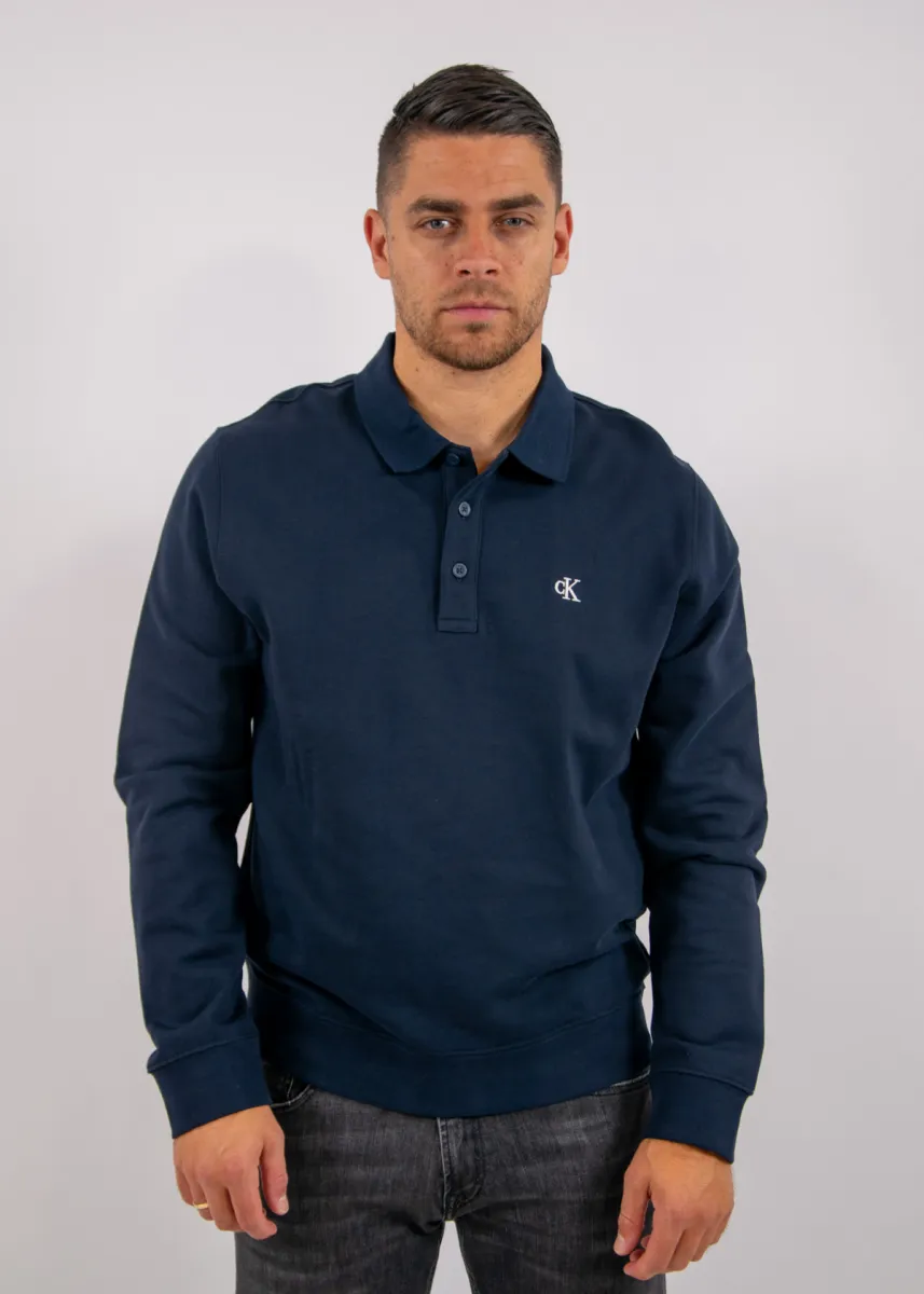 Calvin Klein Jeans CL LS 350Terry Mongm Plo Sweatshirt 2 Calvin Klein Jeans lv04rh235 cef dark sapphire
