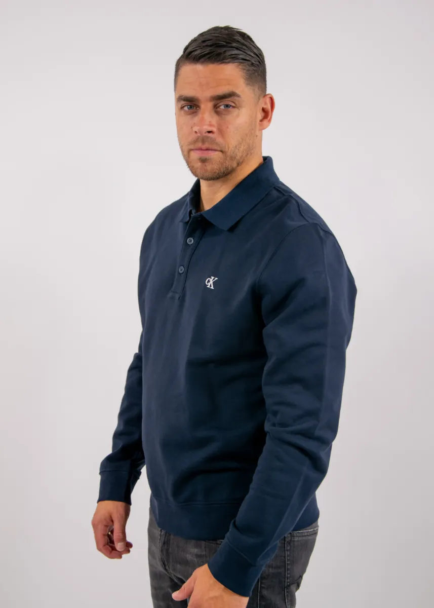 Calvin Klein Jeans CL LS 350Terry Mongm Plo Sweatshirt 3 Calvin Klein Jeans lv04rh235 cef dark sapphire